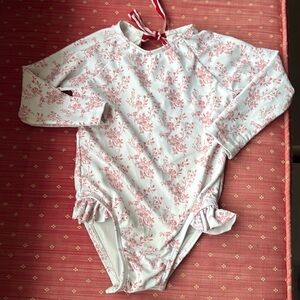 Minnow Floral Long Sleeve Swimsuit